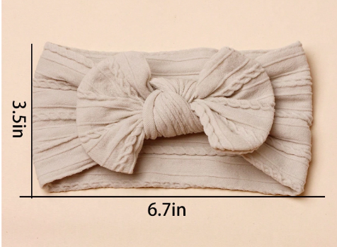 3pcs Print Bow Headbands For Babies