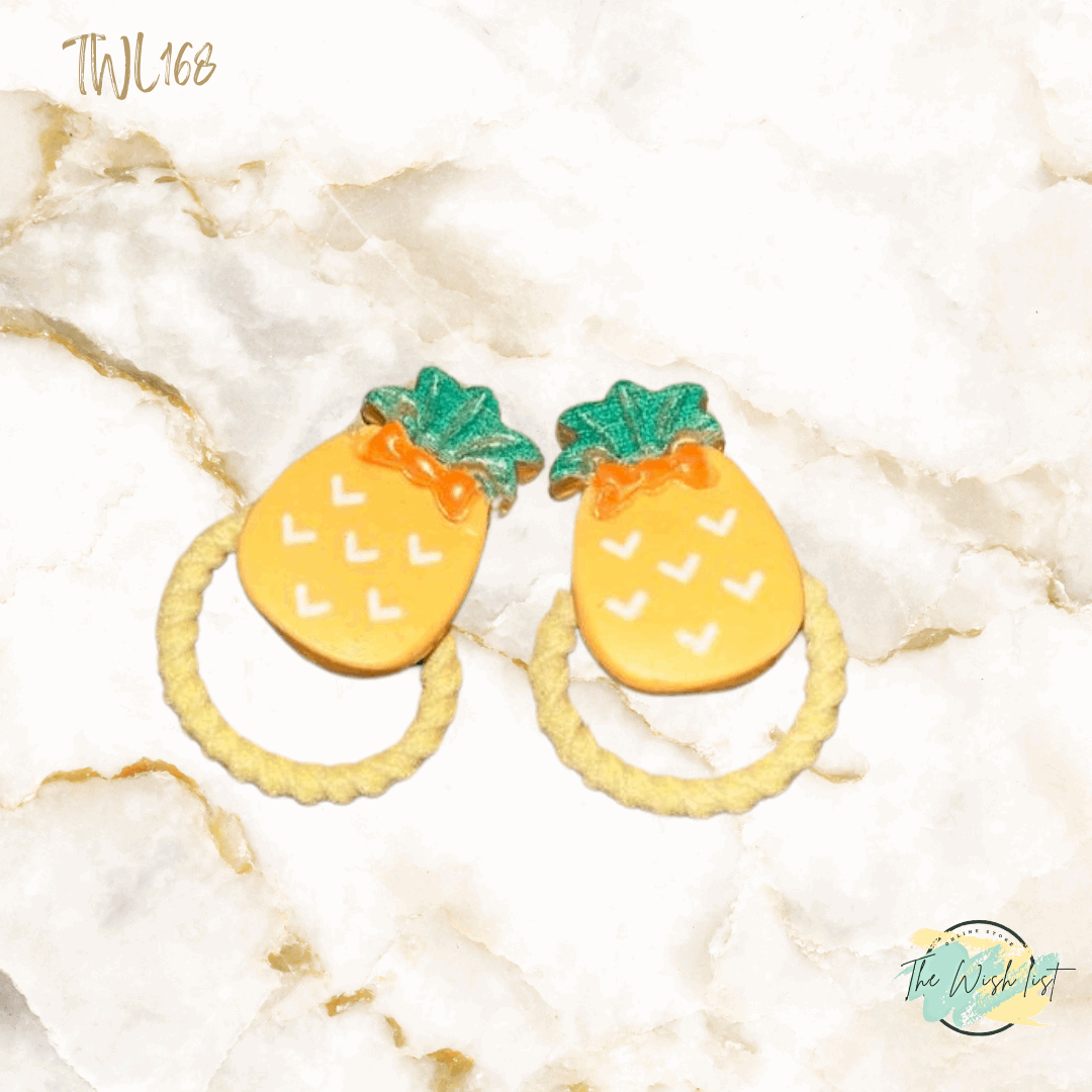 Character Hair Tie sets of 2 Pairs For Girls