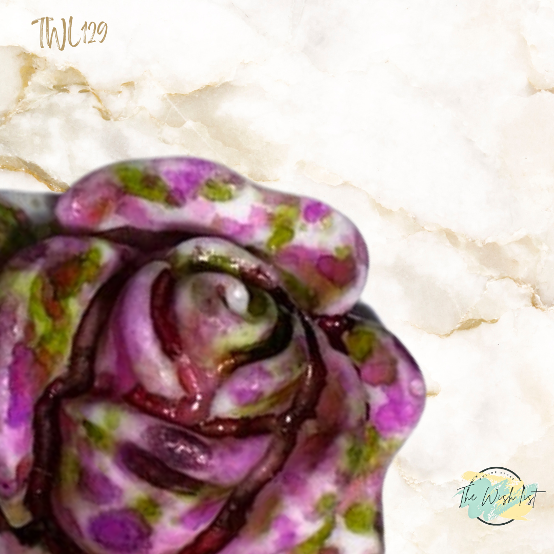 Women's Fashionable, Random Flower Shaped Polyresin - Effect Earrings
