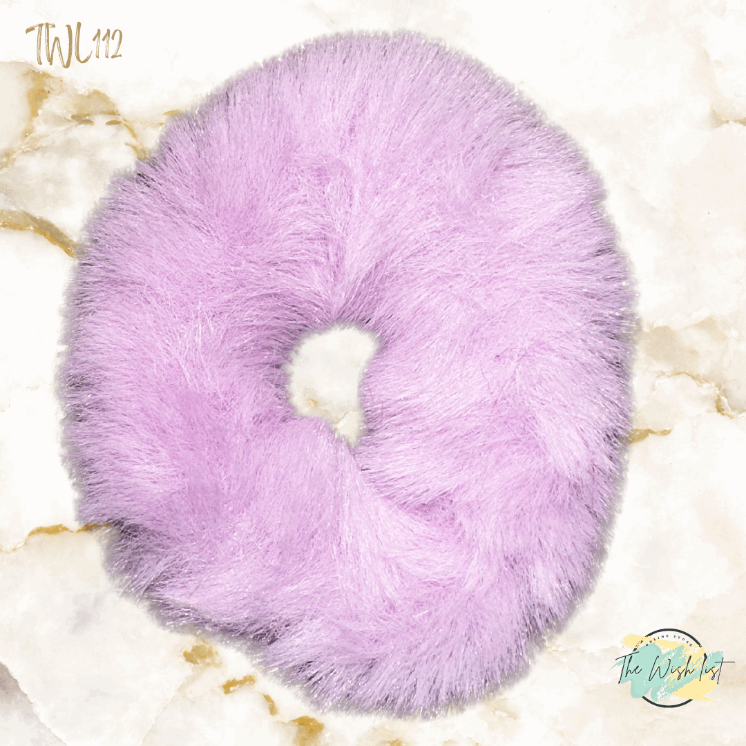 Colorful Plush Hair Tie, Elastic Hair Bands