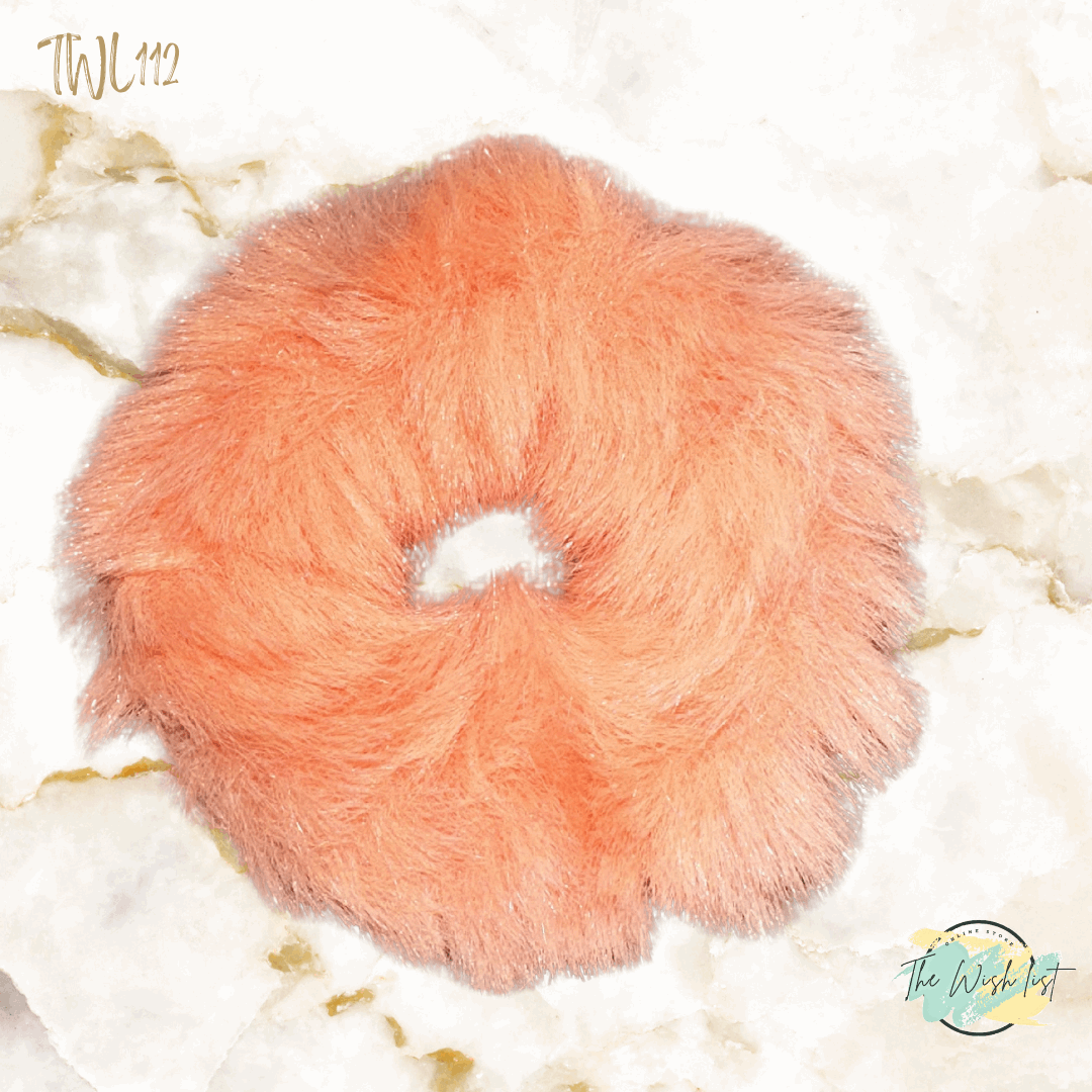 Colorful Plush Hair Tie, Elastic Hair Bands