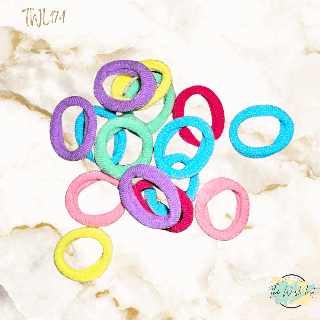 Cotton baby seamless hair ties