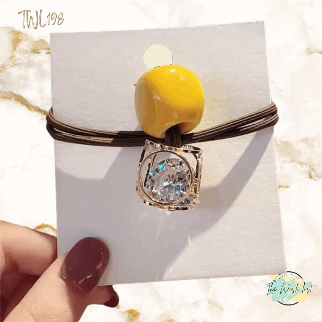 Hollow Rhinestone hair tie for Women
