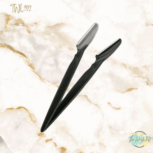 Stainless Steel Covered Eyebrow Razor With Protective cover, Suitable For Facial And Body Hair Trimming