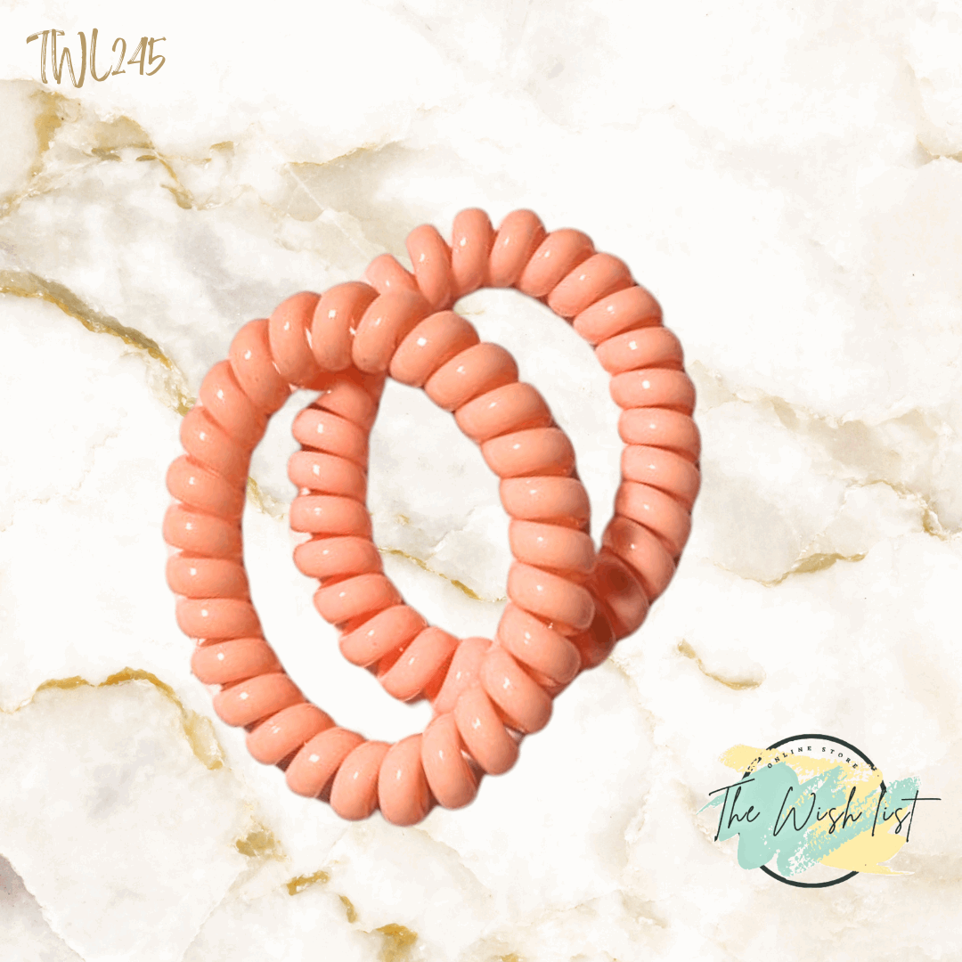 Pattern Coil Wire hair tie