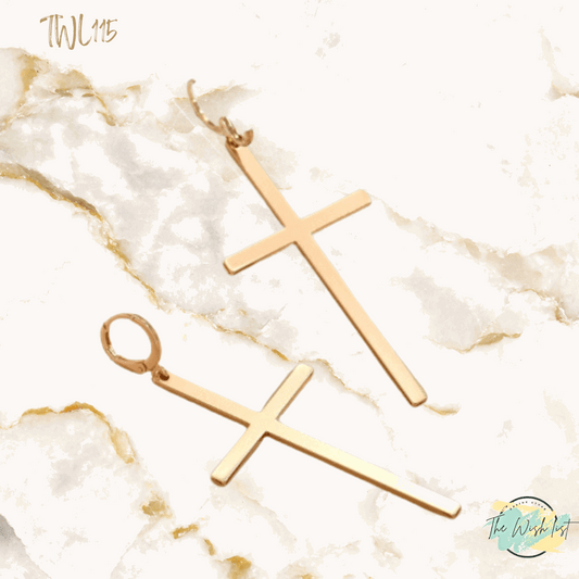 Cross Drop Earrings For Women