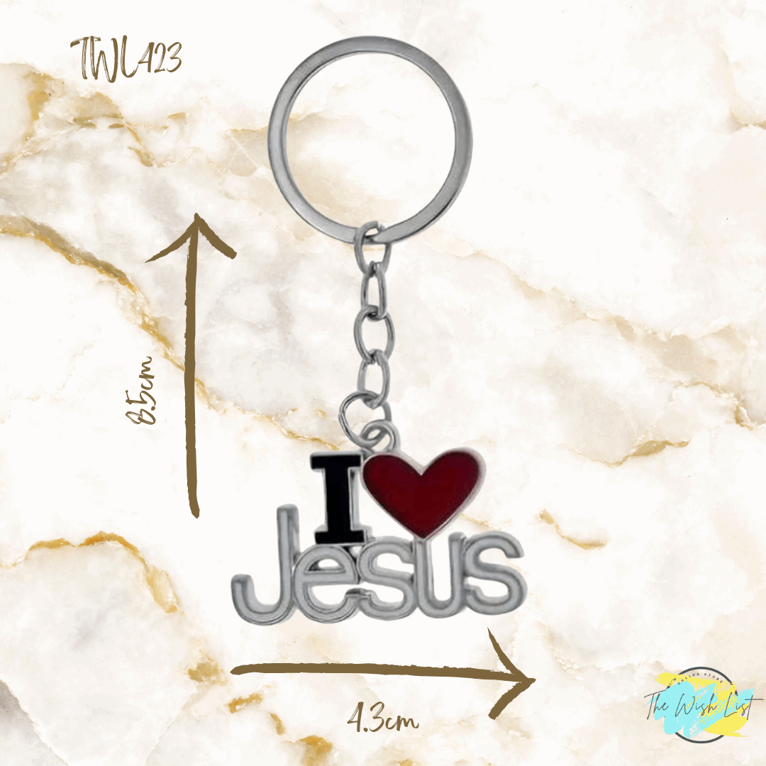I love Jesus Keyring/ Wallet accessory