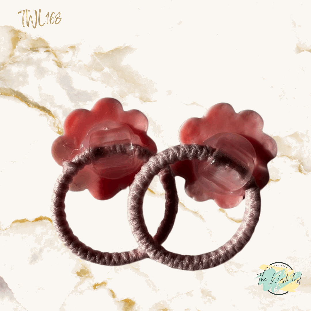 Character Hair Tie sets of 2 Pairs For Girls