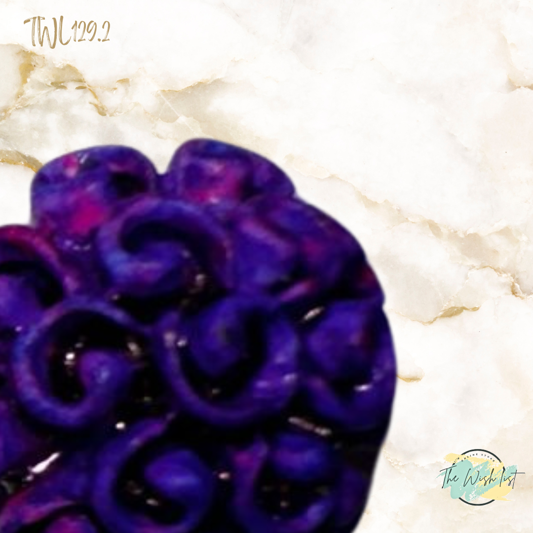 Women's Fashionable, Random Flower Shaped Polyresin - Effect Earrings