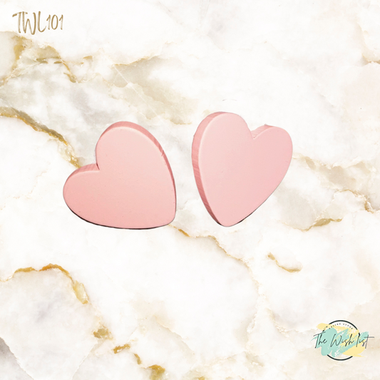 Heart Stud Earrings - Assorted colors