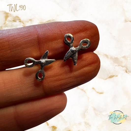 Mini Scissor shaped stud earrings