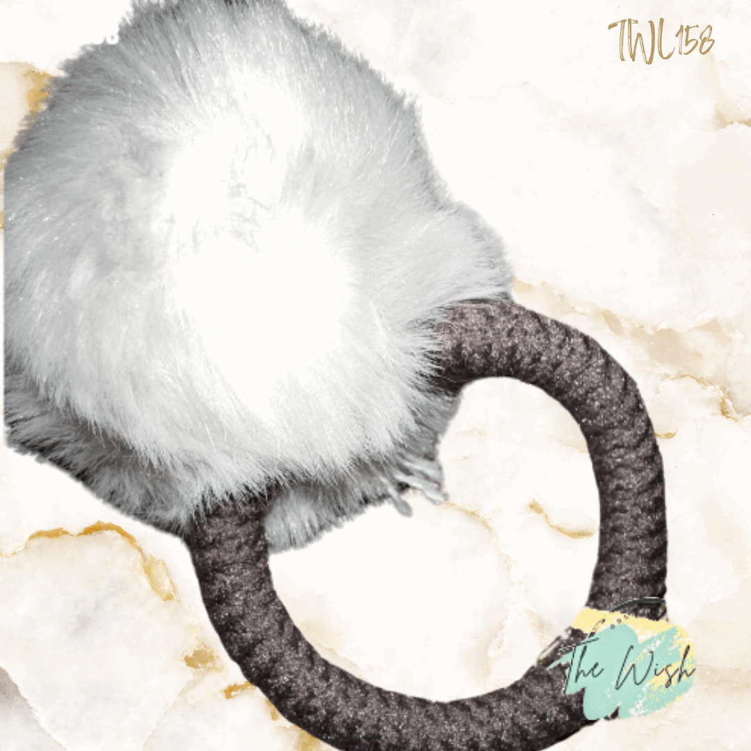 Fluffy Rabbit Tail hair Tie