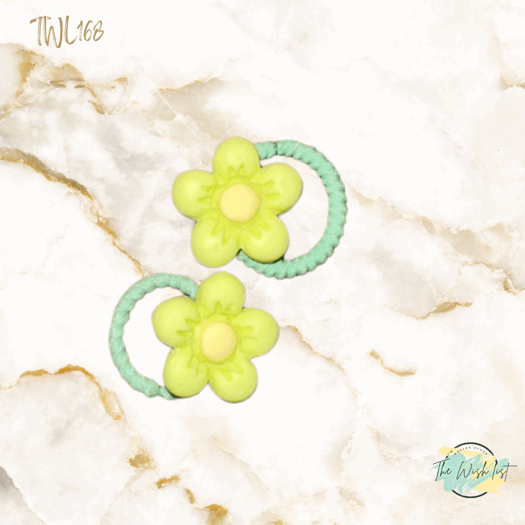 Character Hair Tie sets of 2 Pairs For Girls