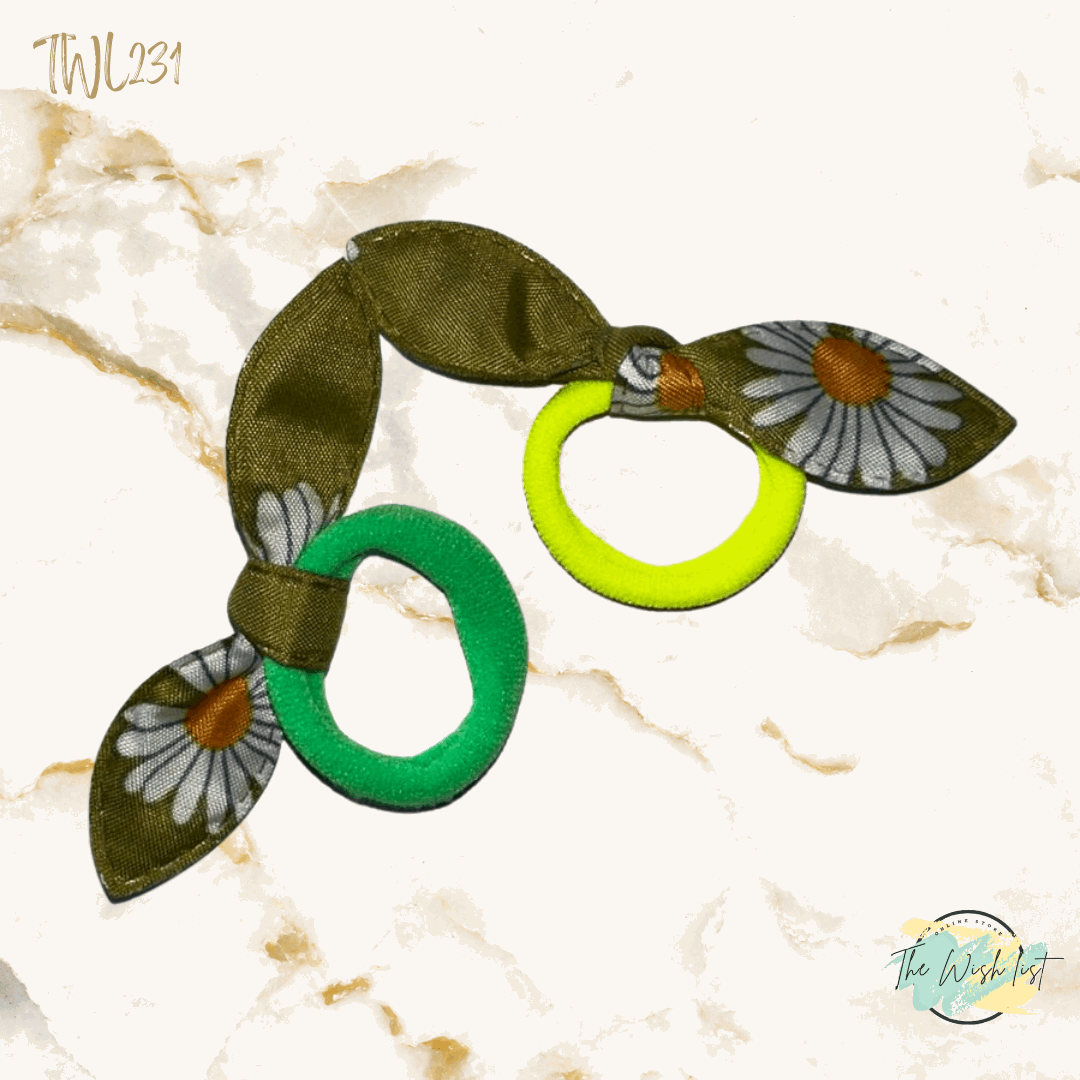 2Pce/ 3Pce Cute Rabbit Ears Hair tie