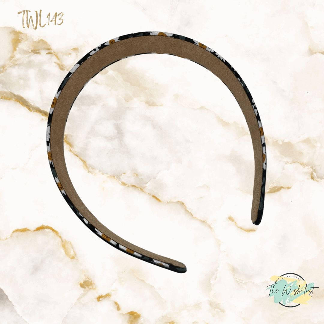 Trendy and Simply Floral Daisy Print Womens Headband, Suitable For Daily Use