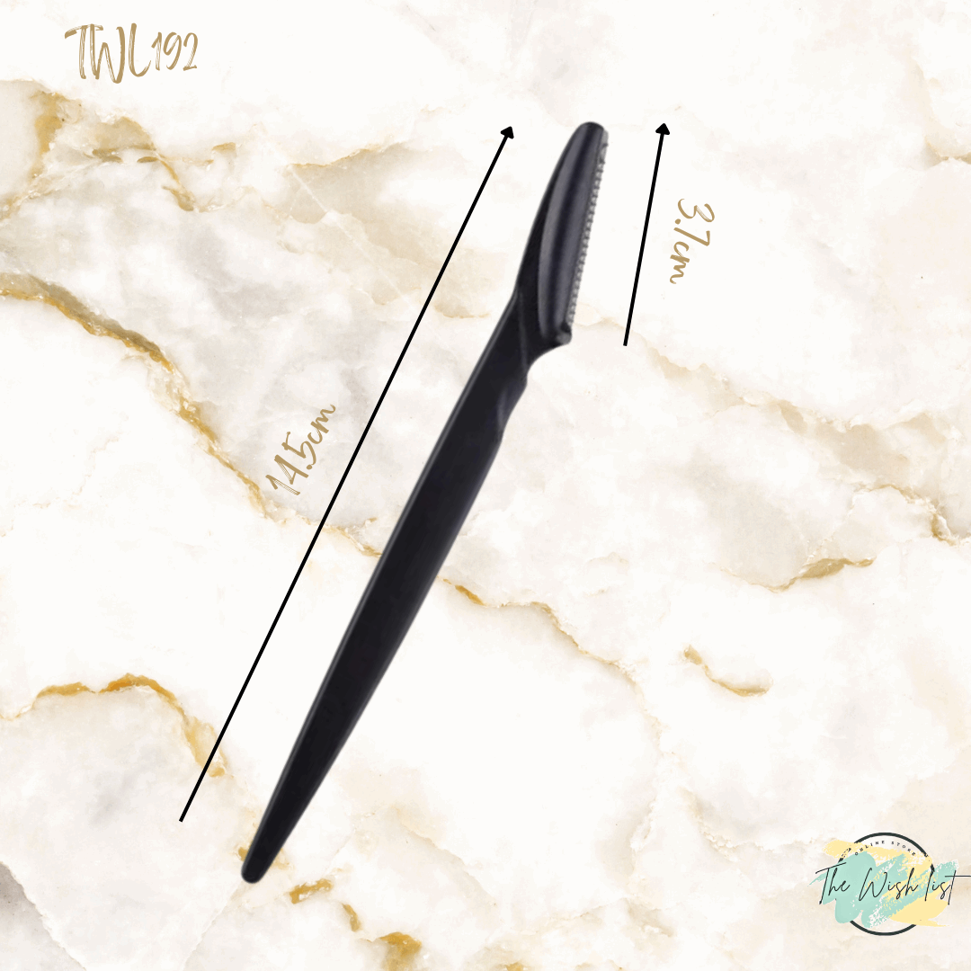 Stainless Steel Covered Eyebrow Razor With Protective cover, Suitable For Facial And Body Hair Trimming