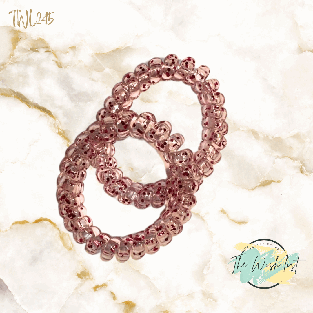 Pattern Coil Wire hair tie