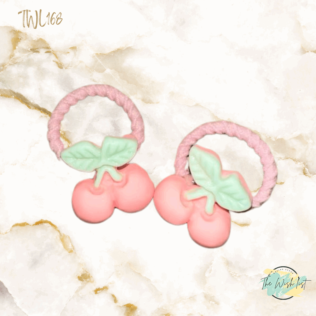 Character Hair Tie sets of 2 Pairs For Girls