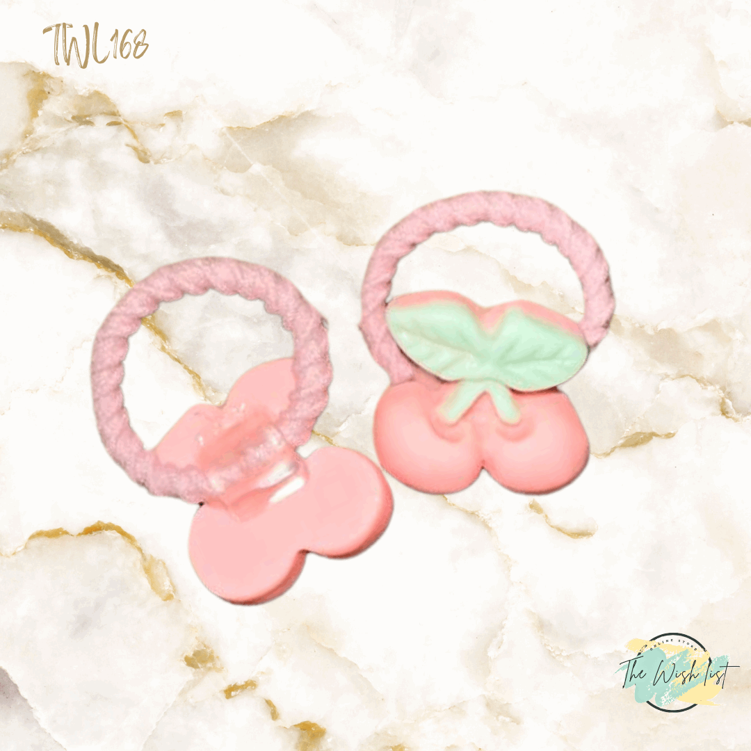 Character Hair Tie sets of 2 Pairs For Girls