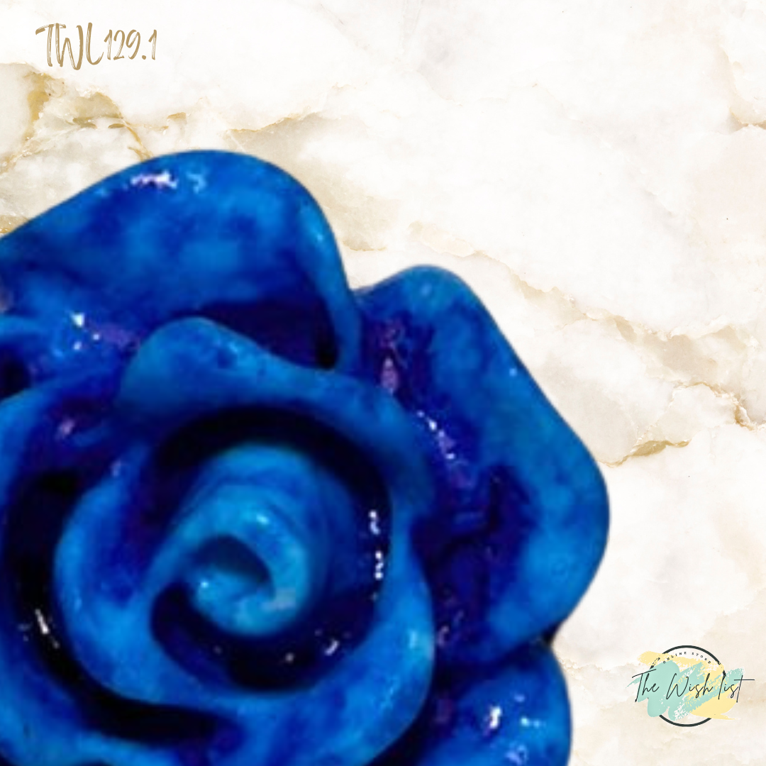 Women's Fashionable, Random Flower Shaped Polyresin earrings- Effect Earrings