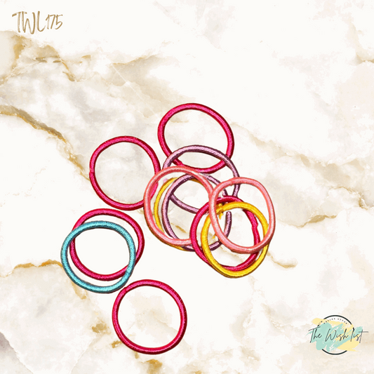 Bright Color hair tie for girls 12pce