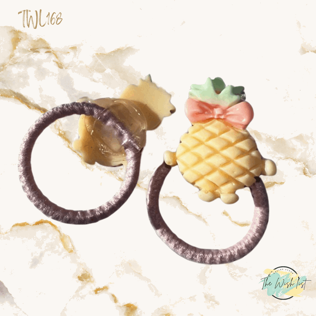 Character Hair Tie sets of 2 Pairs For Girls