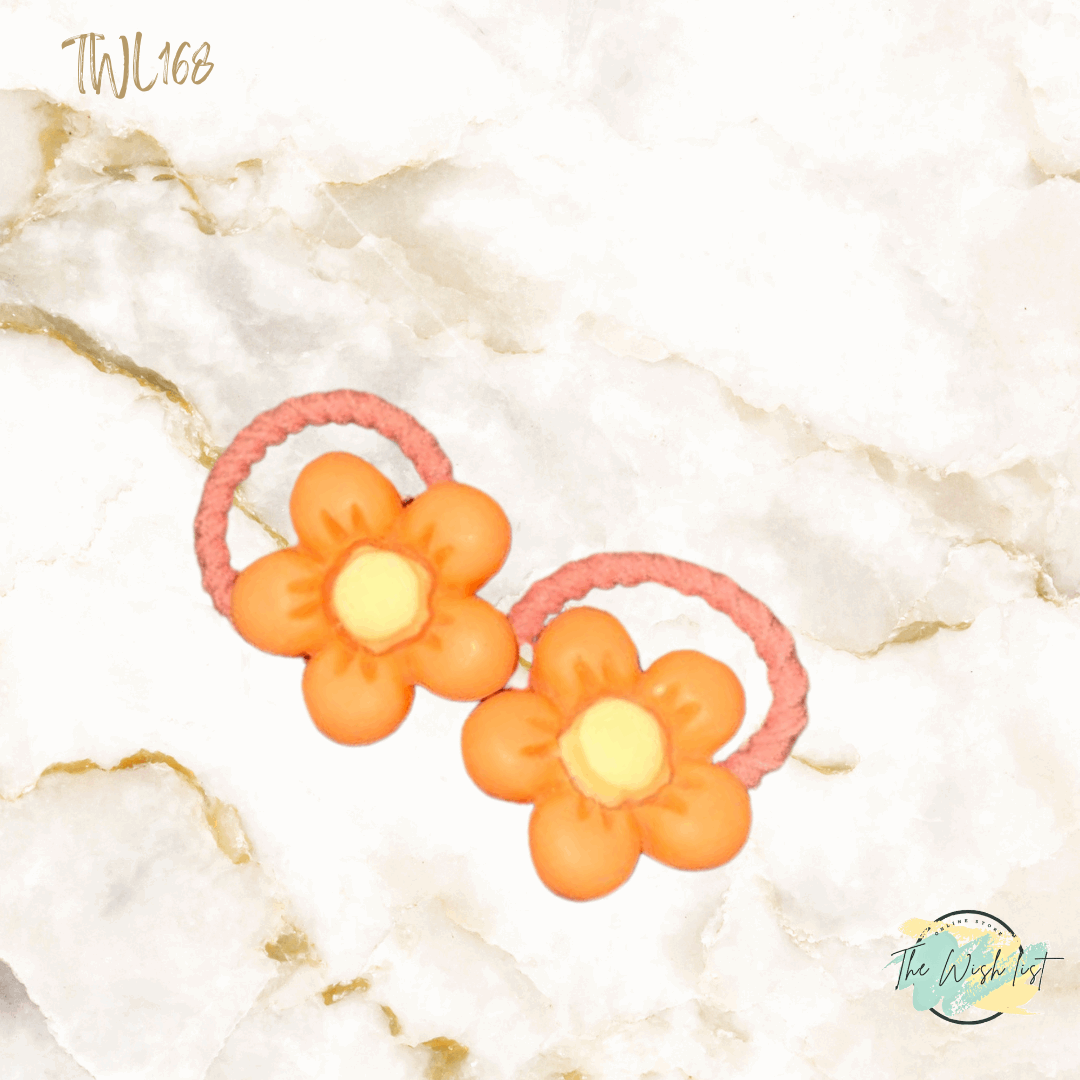 Character Hair Tie sets of 2 Pairs For Girls