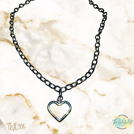 Hollow Heart Shape pendant Necklace