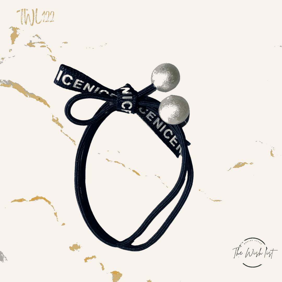 3 Pce Faux Pearl decor Hair Tie