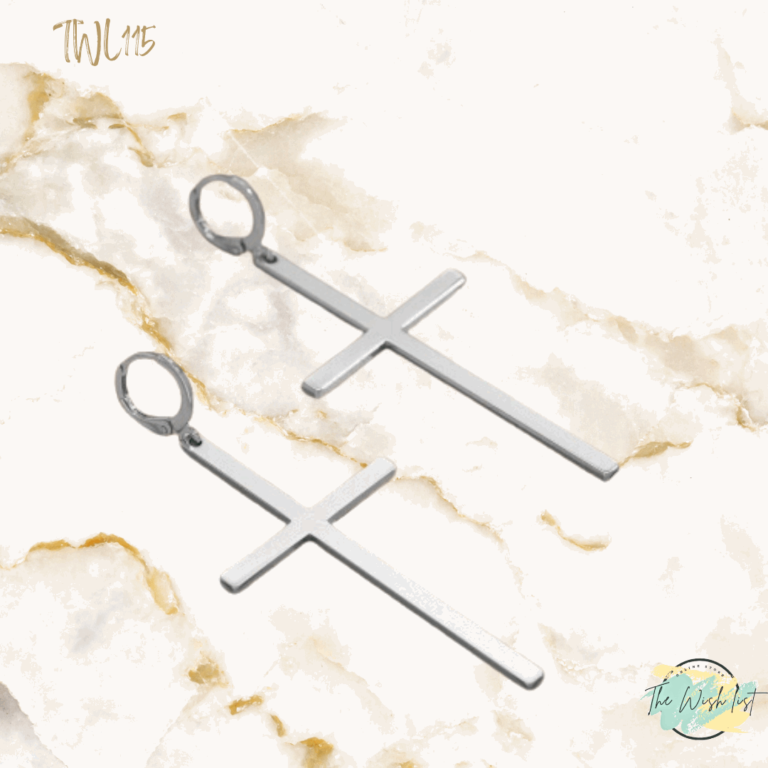 Cross Drop Earrings For Women