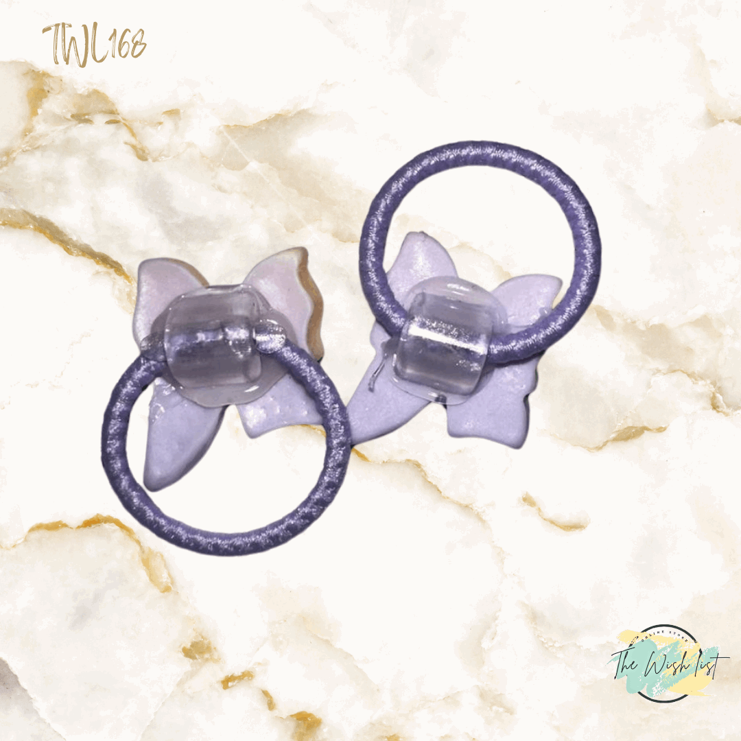 Character Hair Tie sets of 2 Pairs For Girls