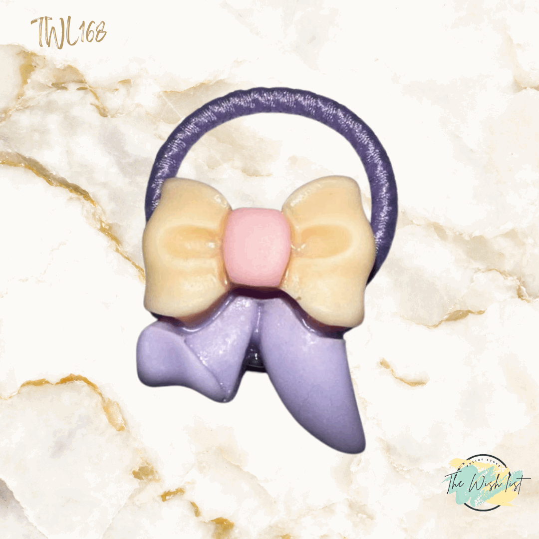 Character Hair Tie sets of 2 Pairs For Girls