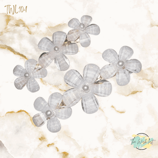 1 pce Floral Decor Hair Clip