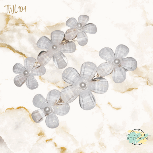 1 pce Floral Decor Hair Clip