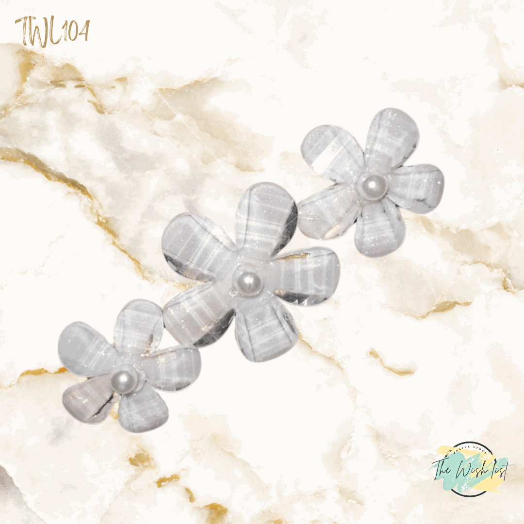 1 pce Floral Decor Hair Clip