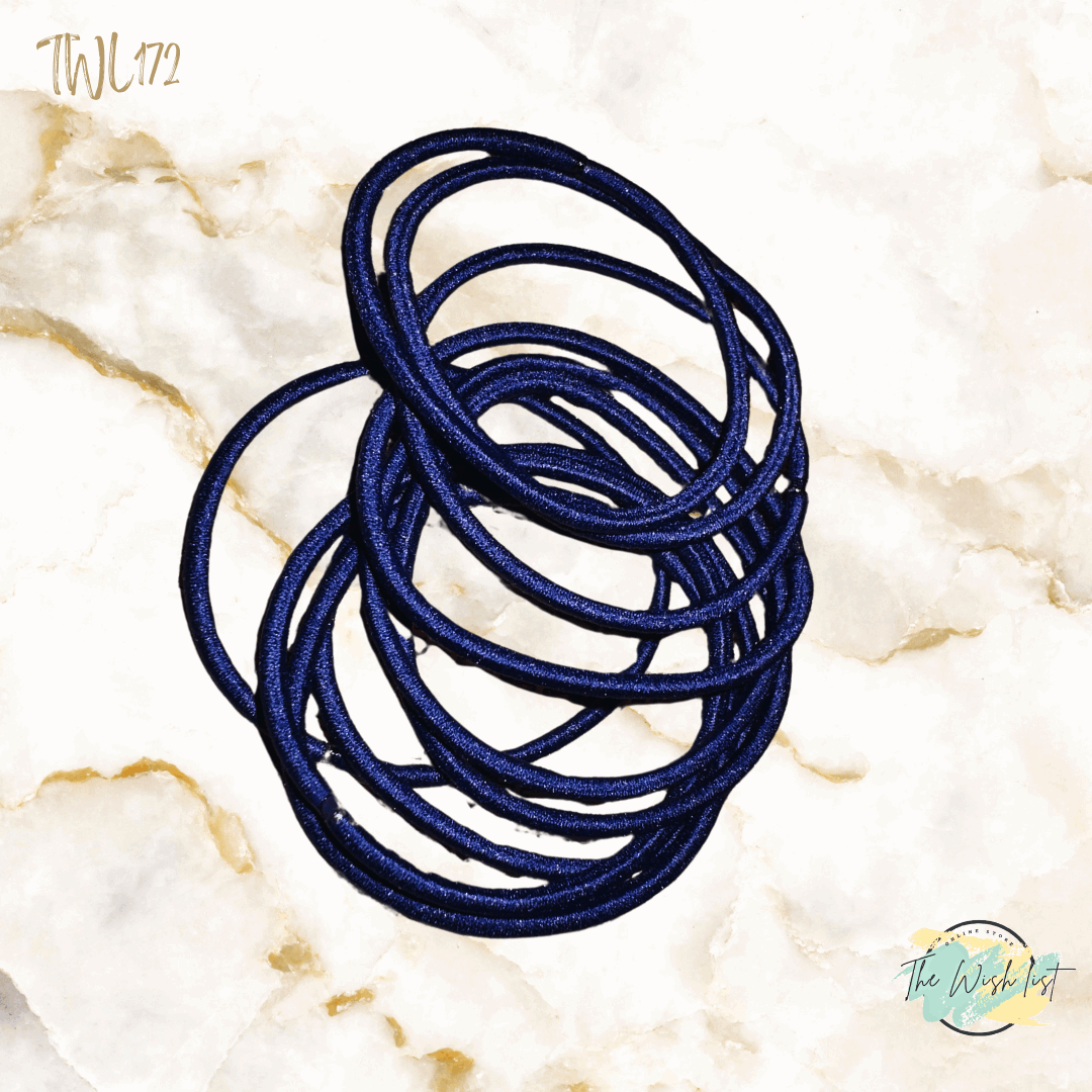 Solid Hair tie for Women, Elastic Hair Tie, No Damage- Assorted Colors