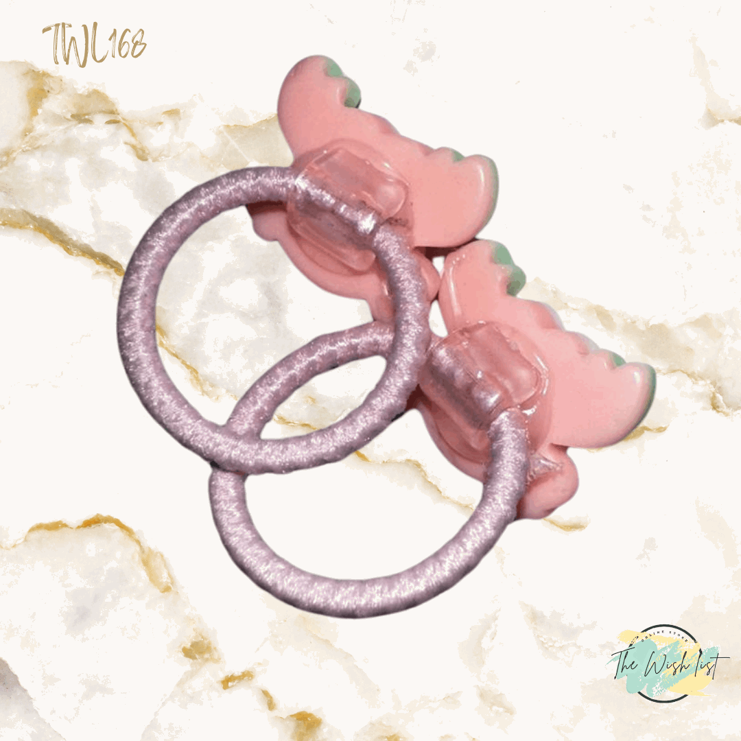 Character Hair Tie sets of 2 Pairs For Girls