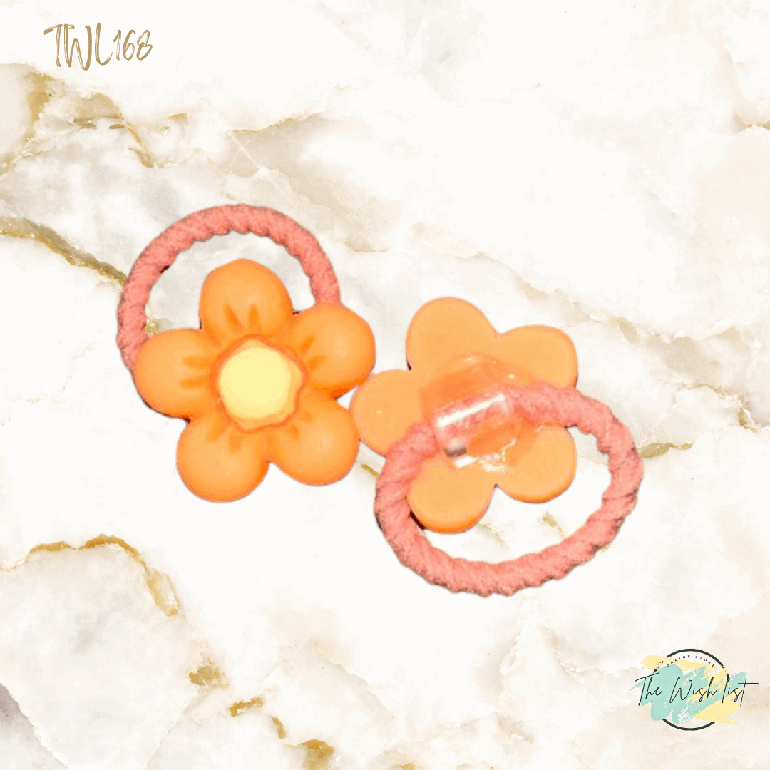 Character Hair Tie sets of 2 Pairs For Girls