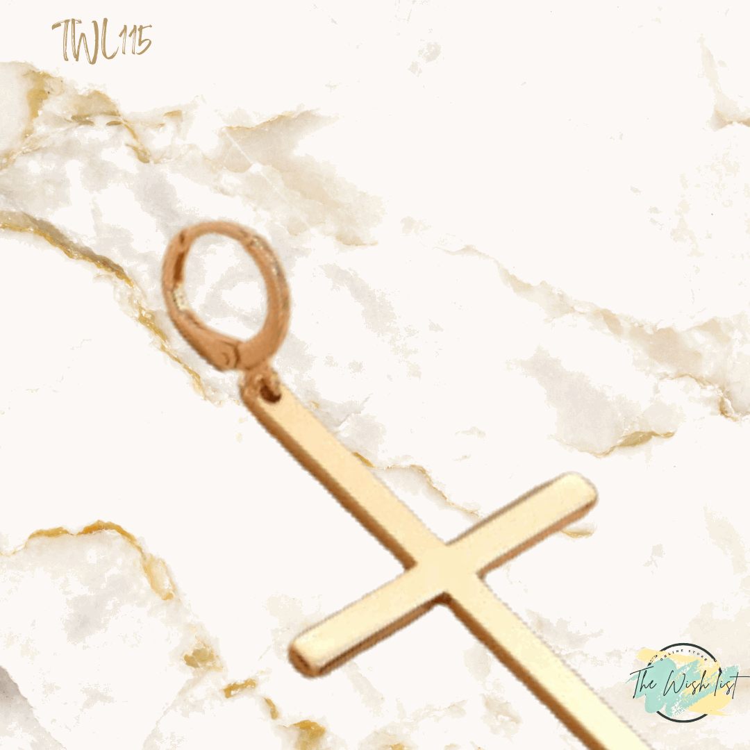 Cross Drop Earrings For Women