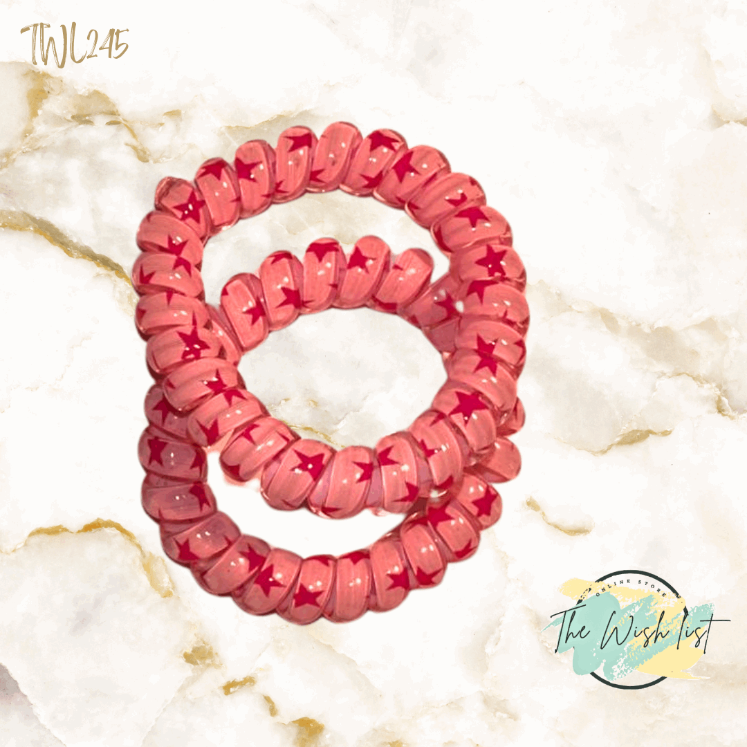 Pattern Coil Wire hair tie