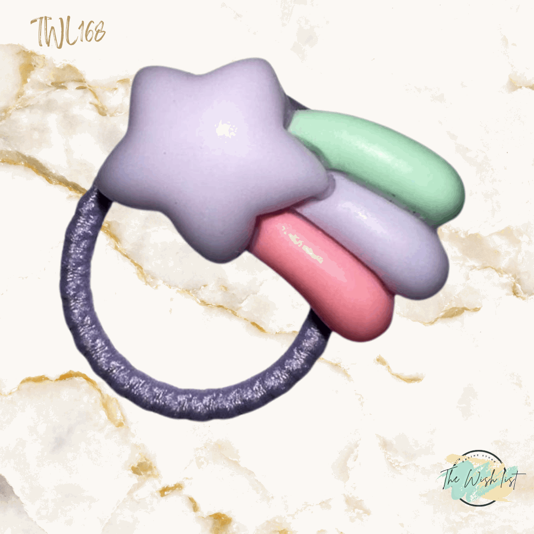 Character Hair Tie sets of 2 Pairs For Girls