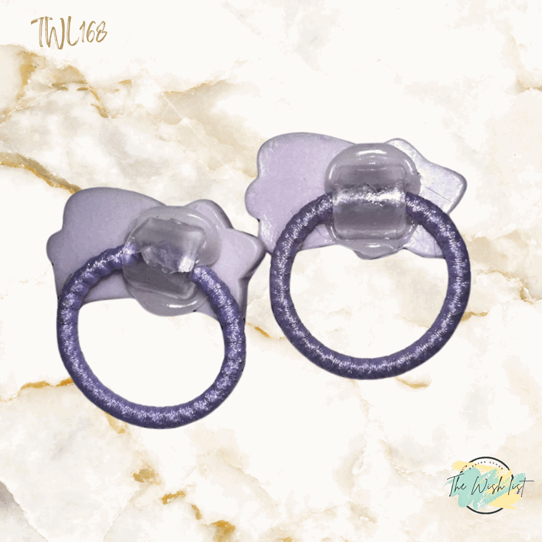 Character Hair Tie sets of 2 Pairs For Girls