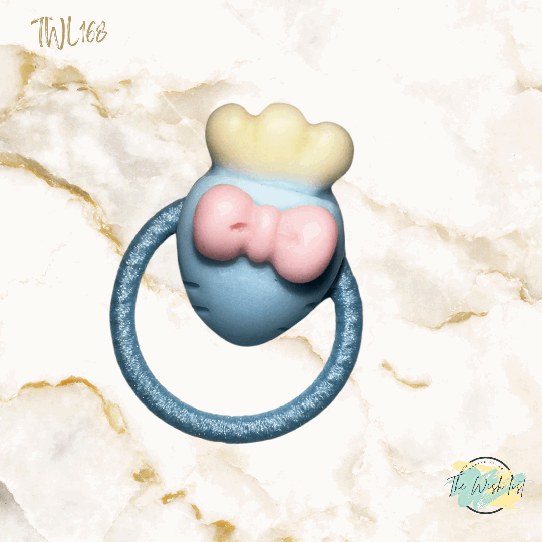 Character Hair Tie sets of 2 Pairs For Girls