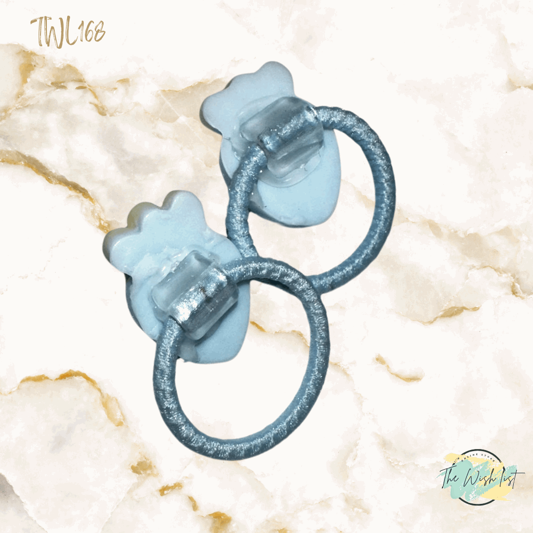 Character Hair Tie sets of 2 Pairs For Girls