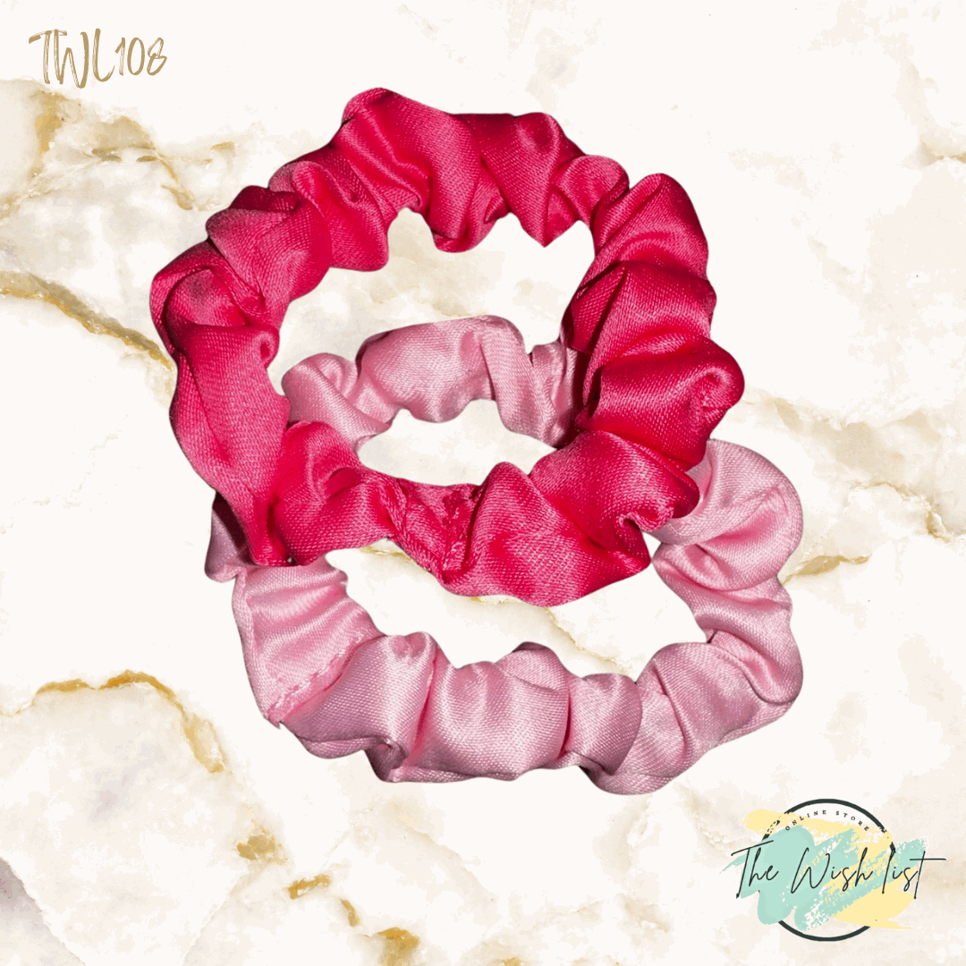 2pcs Solid Vibrant colors Scrunchie Casual For Daily Use