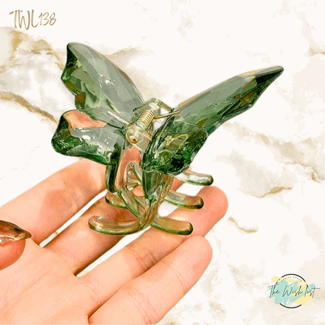 Butterfly Style Lightweight Plastic Hair Clip