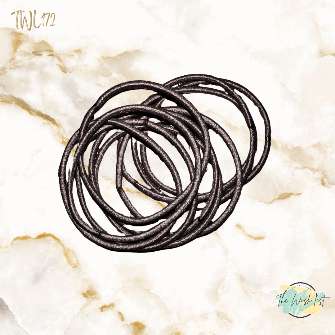 Solid Hair tie for Women, Elastic Hair Tie, No Damage- Assorted Colors