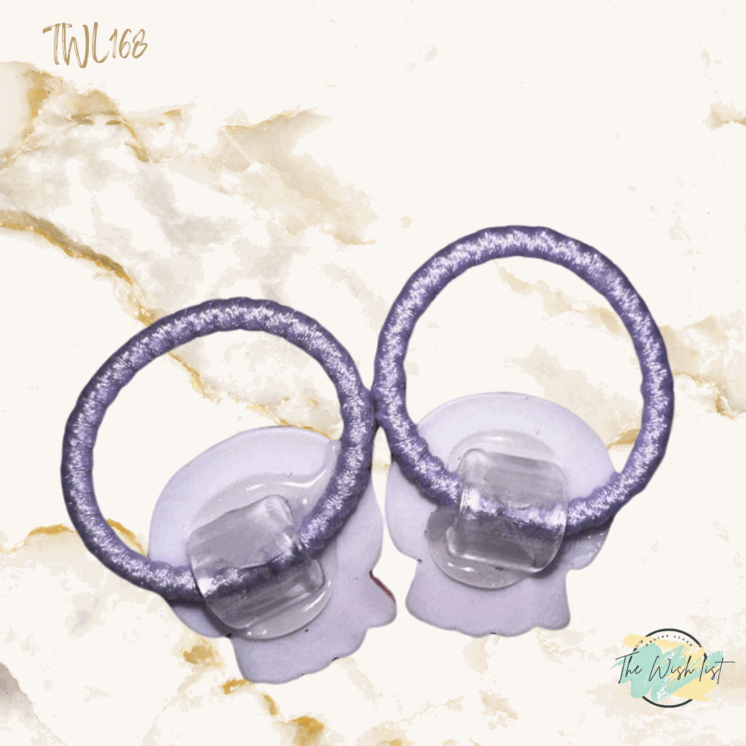 Character Hair Tie sets of 2 Pairs For Girls