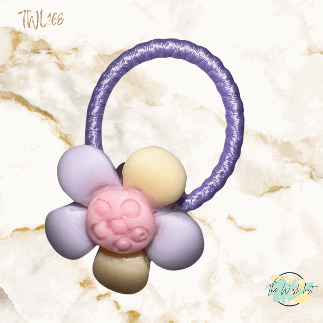 Character Hair Tie sets of 2 Pairs For Girls