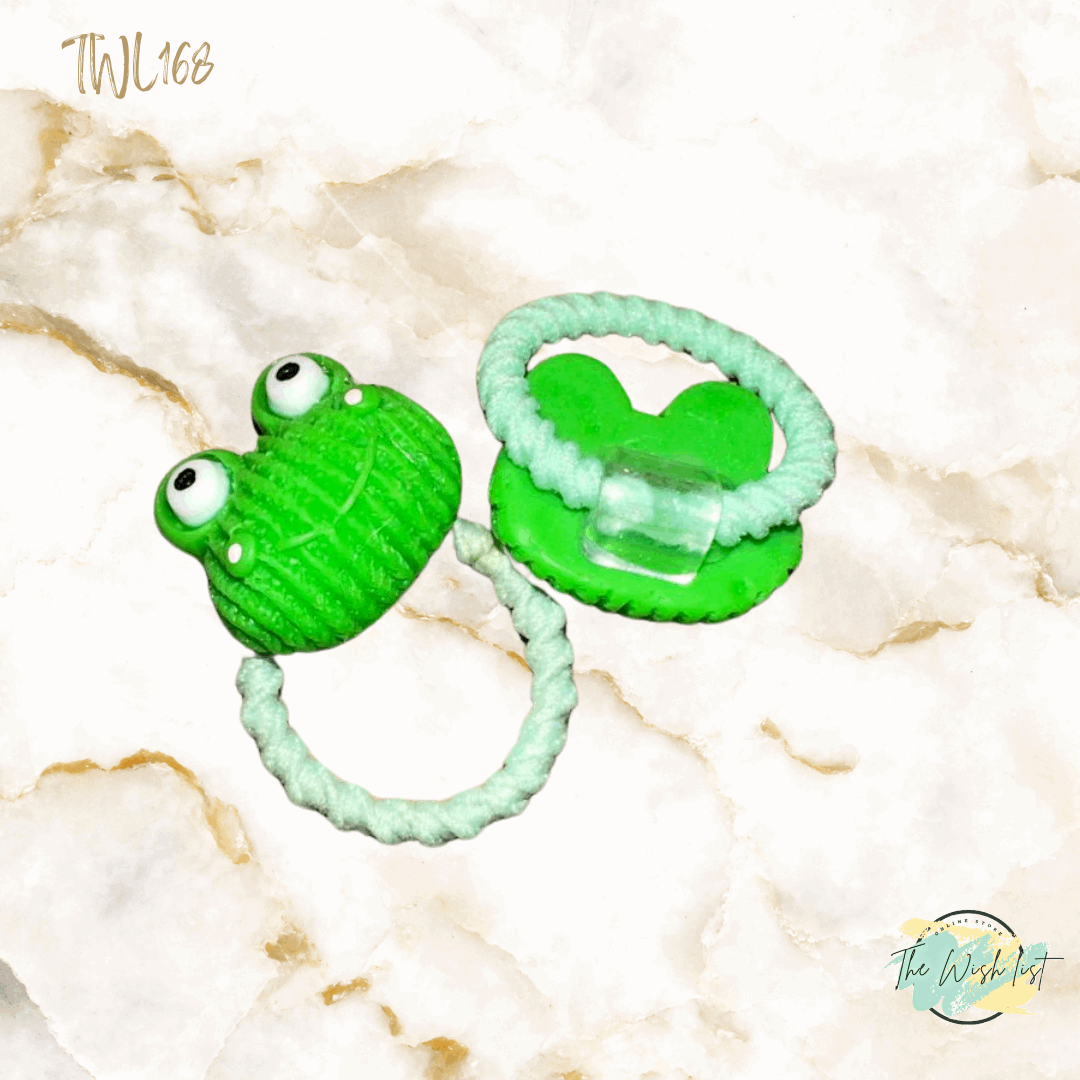 Character Hair Tie sets of 2 Pairs For Girls